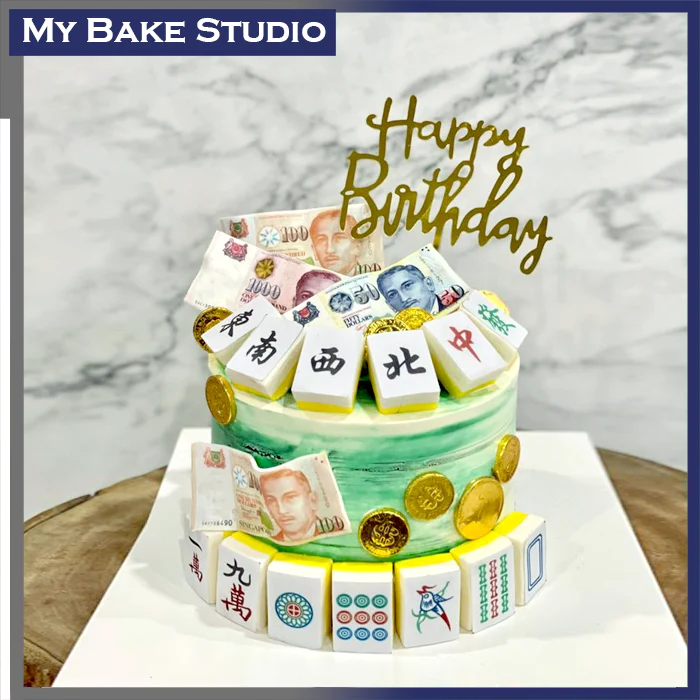 Mahjong King Cake (Same Day Cake)