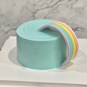 Rainbow Fondant Topper 1