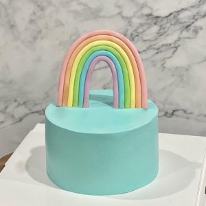 Rainbow Fondant Topper 2
